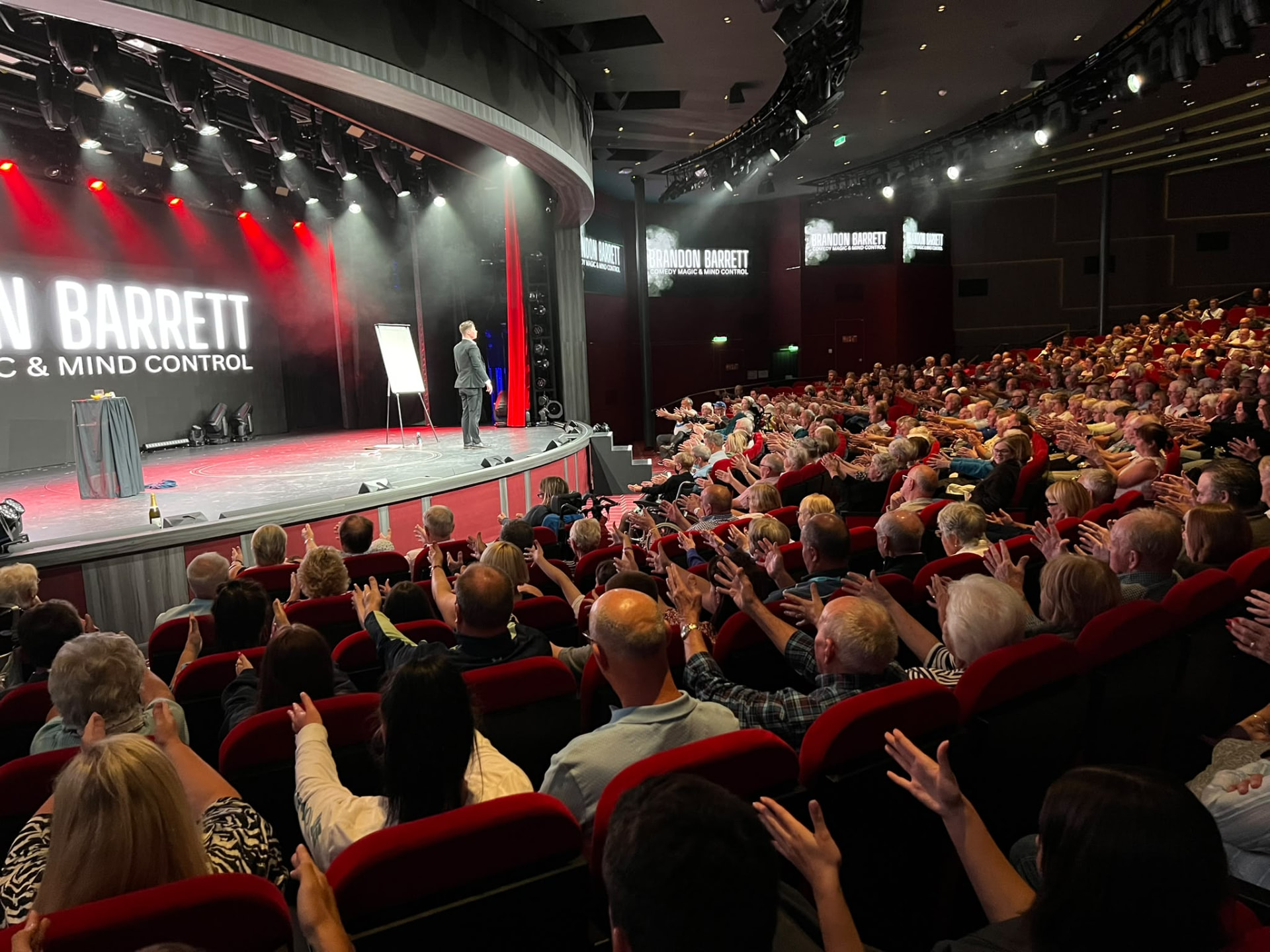 Audience watching a live performance